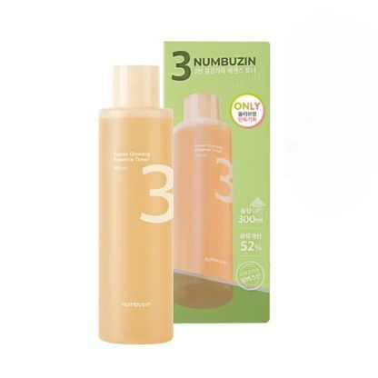 Numbuzin No. 3 Full Glow Essence Toner 300ml Plan de gran capacidad