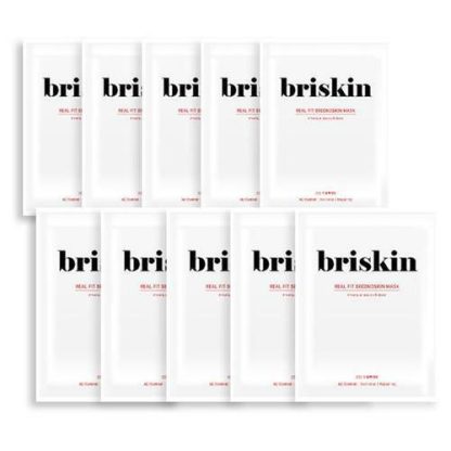 Briskin Real Fit Second Skin Mask Sheet SOS Trouble Care 10 Hojas