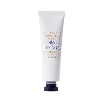 LoiViE Crema de manos perfumada de peonía y almizcle blanco 35 ml