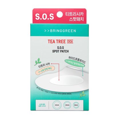 BRINGGREEN Parche para manchas SOS de árbol de té Cica 75+25 unidades