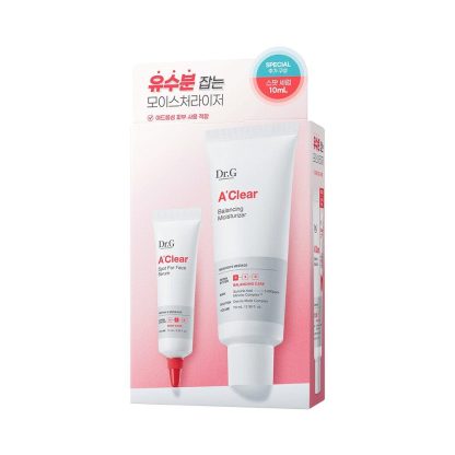 Dr.G A'Clear Hidratante Equilibrante 70 ml Set especial (+ Spot para suero facial 10 ml) - Imagen 2