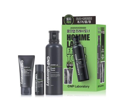 Set especial CNP Homme Lab Fresh Toner 120 ml (+ loción 31 ml y espuma limpiadora 50 ml) - Imagen 2