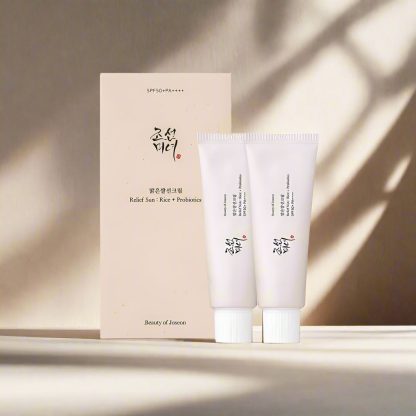 Beauty of Joseon Relief Sun: Arroz + Probióticos (SPF50+ PA++++) Paquete doble 50 ml*2 unidades