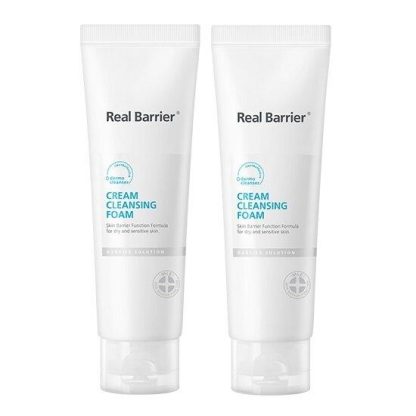 Espuma limpiadora en crema Real Barrier, paquete dúo de 120 ml - Imagen 2