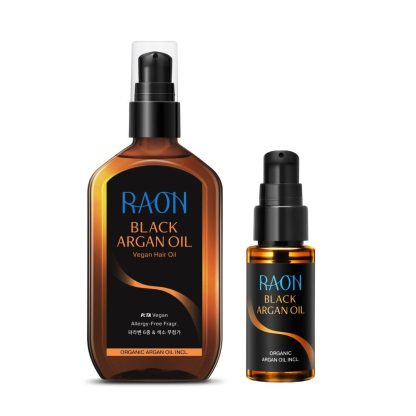 RAON Black Argan Hair Oil Essence 100mL Set Especial (+30mL)