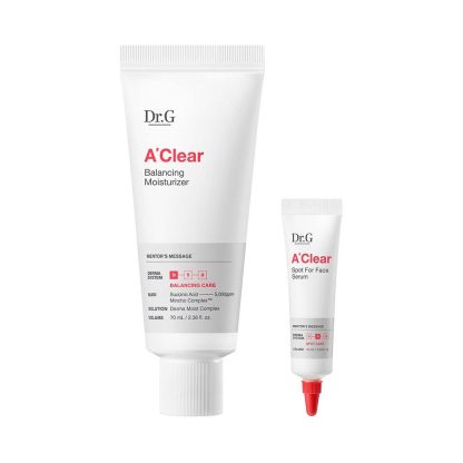 Dr.G A'Clear Hidratante Equilibrante 70 ml Set especial (+ Spot para suero facial 10 ml)