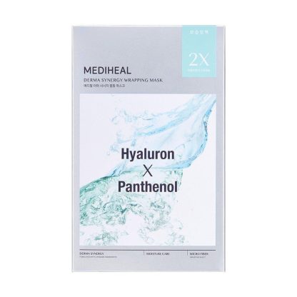 MEDIHEAL Derma Synergy Wrapping Mask Sheet (Cuidado de la humedad / Cuidado de los poros / Cuidado de las imperfecciones) 4P 3 opciones para elegir