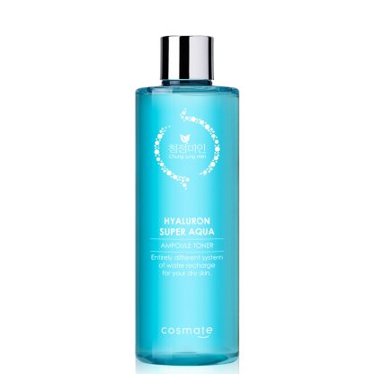 [Z] Tónico en ampolla de agua con ácido hialurónico Clean Beauty de gran capacidad, 420 g