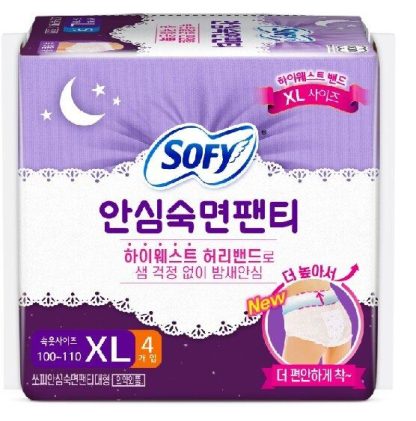 SOFY Comfort Sleep Panty XL 4P (Tipo panty)