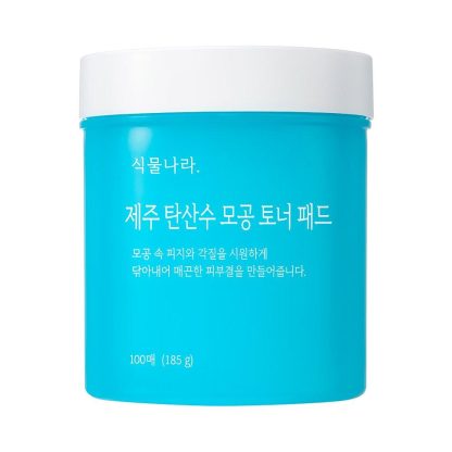 Almohadillas para poros de agua con gas Shingmulnara Jeju 100 almohadillas