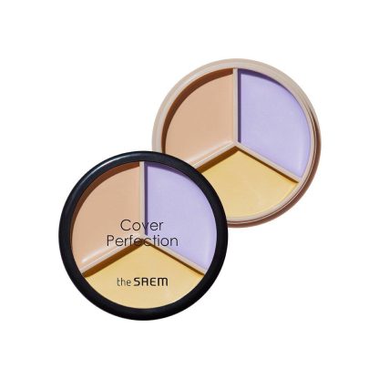 Corrector en bote triple SAEM Cover Perfection 4 colores - Image 3