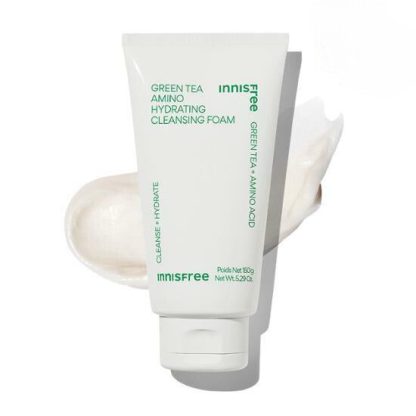 innisfree Espuma Limpiadora Hidratante Amino Té Verde 150g