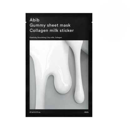 Abib Gummy Sheet Mask Colágeno Leche Adhesivo 1P