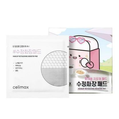 Almohadilla potenciadora de retoque de maquillaje celimax, 30 unidades