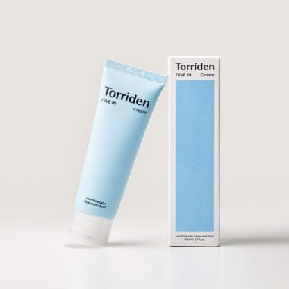 Torriden Dive-In Cream Crema de ácido hialurónico de bajo peso molecular 80 ml