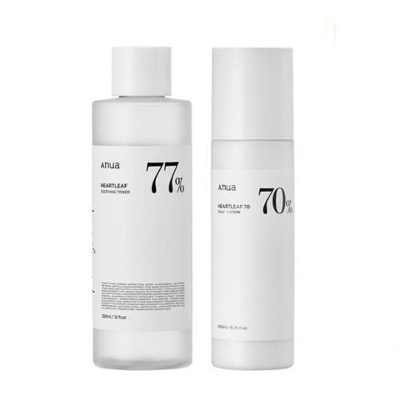 Anua Eoseongcho 77 Toner + Eoseongcho 70 Lotion Duo Juego especial - Image 2