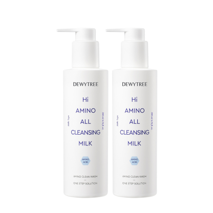 Dewytree Hi Amino All Cleansing Milk 1+1 Juego especial (200 ml + 200 ml) - Imagen 2