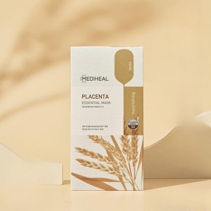 Mascarilla esencial de placenta MEDIHEAL, 10 unidades