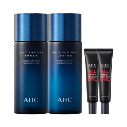 Juego de tónico/loción AHC Only For Man de 150 ml (+crema para ojos de 10 ml*2 unidades)