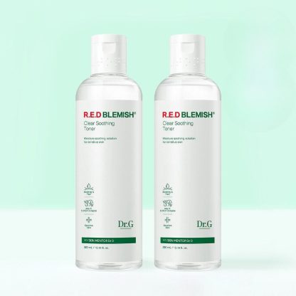 Tónico calmante Dr.G Red Blemish Clear de 300 ml + set dúo de 300 ml