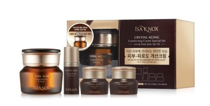 Crema reconfortante antienvejecimiento Crystal ISA KNOX, set especial de 60 ml