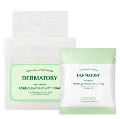 Dermatory Pro Trouble Pore Cleansing Water Pad 100 Pads Juego especial