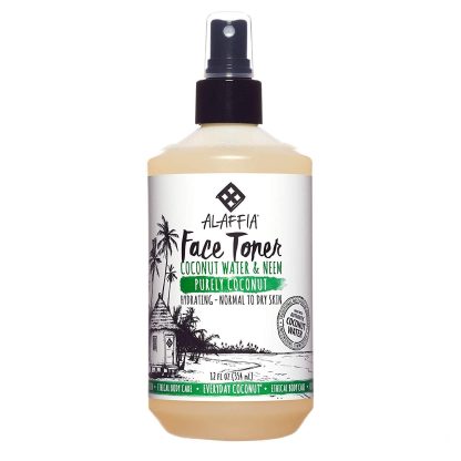 Tónico facial de agua de coco para uso diario de Alaffia, 354 ml