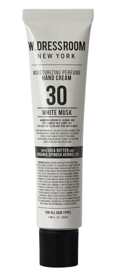 W.DRESSROOM Crema de Manos Perfume Hidratante No.30 ALMIZCLE BLANCO