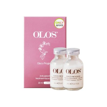 Suero facial con tratamiento antioxidante OLOS Glyco 20 ml (juego dúo)