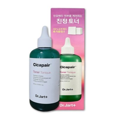 Dr.Jart Cica Fair Toner 250 ml Set especial de 20 discos de algodón de 250 ml