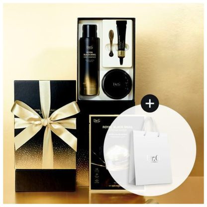 Dr.G Royal Black Snail Set Especial (Primera Esencia 165ml+Crema 50ml+Crema de Ojos 10ml+Paquete Mascarilla 1ea) - Imagen 2