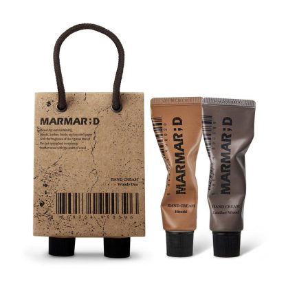 MARMAR;D Woody Crema de Manos Duo Set (Hinoki 50mL + Leather Wood 50mL)