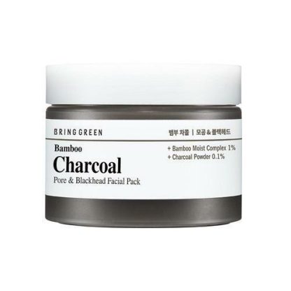 Bring Green Bamboo Charcoal Pack Facial para Poros y Puntos Negros 100ml