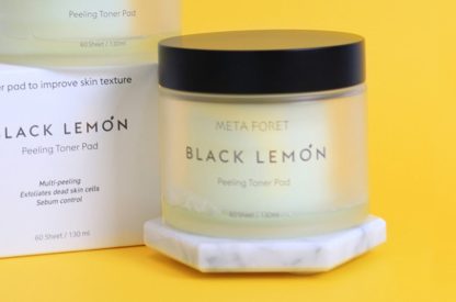 Almohadilla tónica exfoliante con limón negro Metaforet, 60 unidades, 130 ml - Image 2