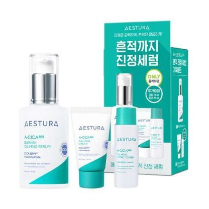 AESTURA A-Cica 365 Blemish Calming Serum 40mL Set Especial (+Crema 10mL + Tónico 25mL)