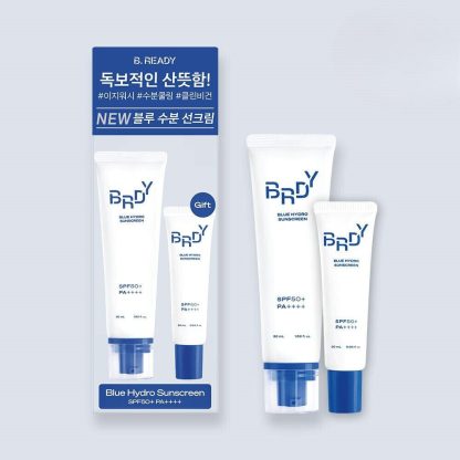 BE READY Blue Hydro Protector Solar 50mL Set Especial (+20mL)