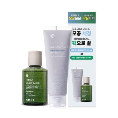 Set especial BLITHE Pore Duo Mask