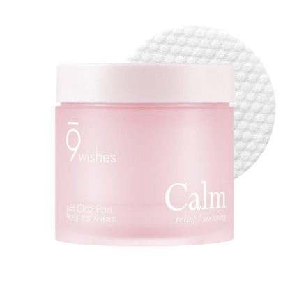 9wishes pH Calm Cica Toner Pads 70 Hojas