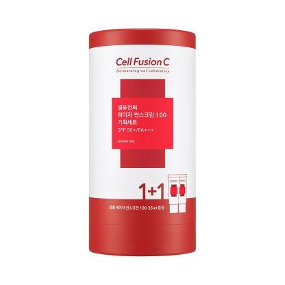 Paquete doble de protector solar láser Cell Fusion C SPF50+/PA+++ (35ml + 35ml)