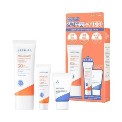 AESTURA Derma UV365 Protector Solar Barrera Hidro Mineral 40mL + 10mL Set Especial (+Crema 10mL)