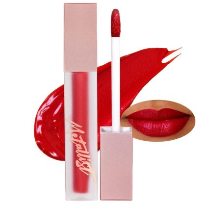 TouchinSOL Metallist Lápiz labial líquido mate #Spicy Red