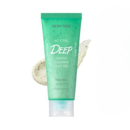 Dewytree AC CTRL Paquete de poros en gel de arcilla calmante verde profundo 100 ml