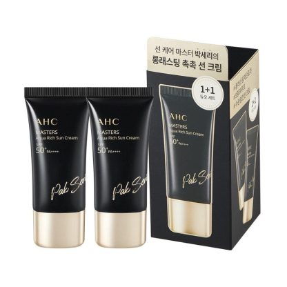 AHC Masters Aqua Rich Sun Cream 1+1 Duo Set (colaboración con Pak Seri)