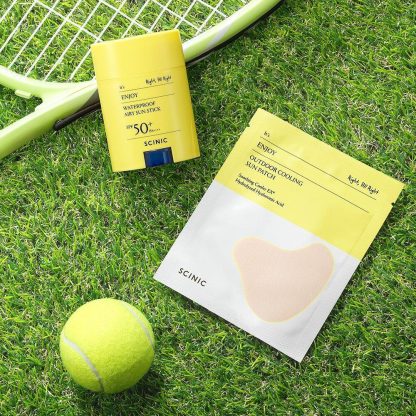 Kit de palo de tenis Scinic Enjoy impermeable Airy Sun Stick (+parche solar) - Imagen 2