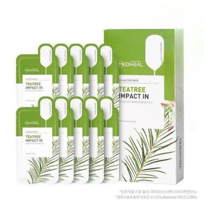 Mediheal Teatree Impact In Mascarilla Equilibrante Hoja 10 Hojas