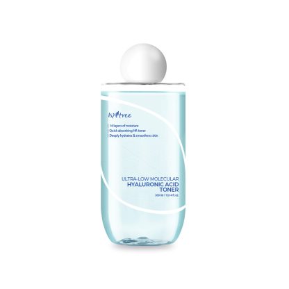 Tónico de ácido hialurónico de peso molecular ultrabajo de ISNTREE, 300 ml