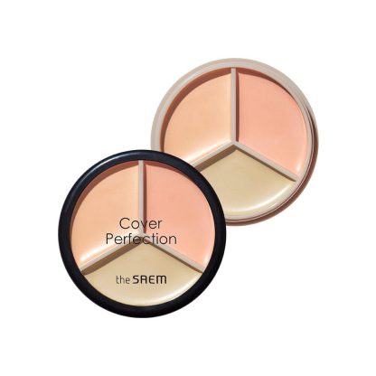 Corrector en bote triple SAEM Cover Perfection 4 colores - Image 4