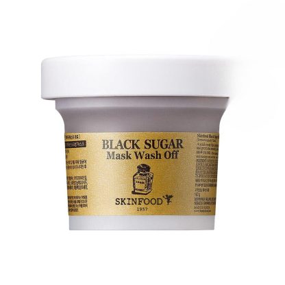 Mascarilla de azúcar negra SKINFOOD, 120 g