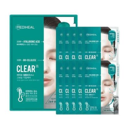 MEDIHEAL Seconderm Mask Sheet Exfoliante tonificante de poros 10P