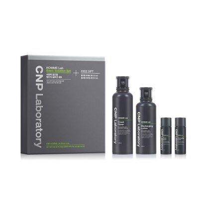 CNP Laboratory Homme Lab Fresh Toner / Lotion Basic Solution Set (Regalo especial: Miniatura 2 piezas)